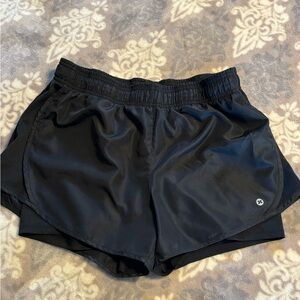 Reebok Women's Black Athletic Shorts